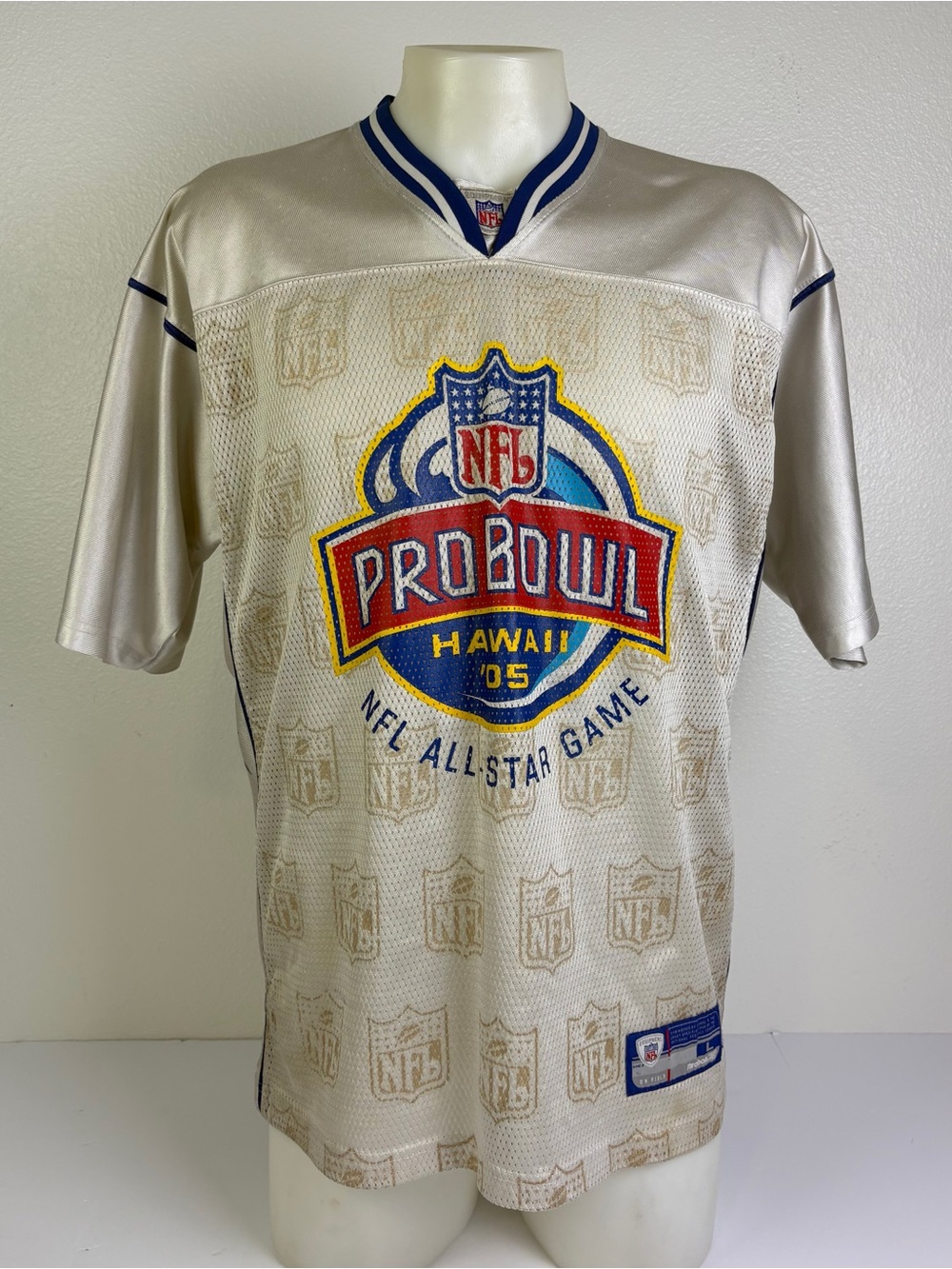 Vintage Reebok NFL Pro Bowl Hawaii 2005 Jersey Shirt Men’s L